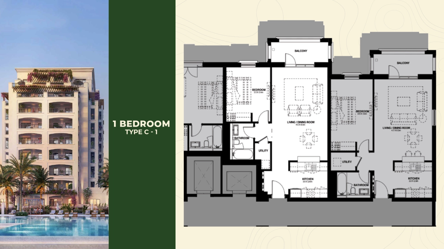 1 BR - Type A